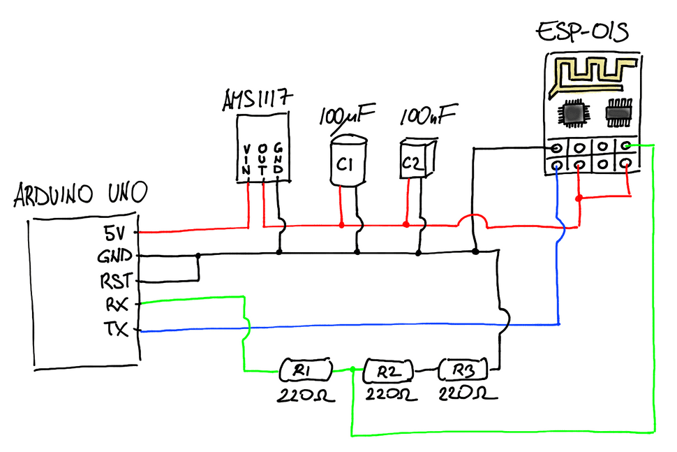 ESP01S circuit step 2