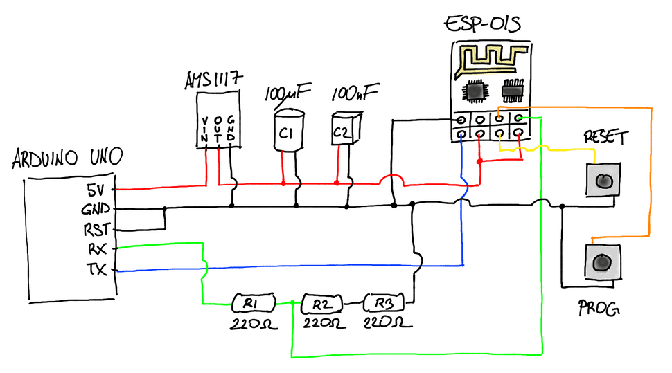 ESP01S circuit step 3
